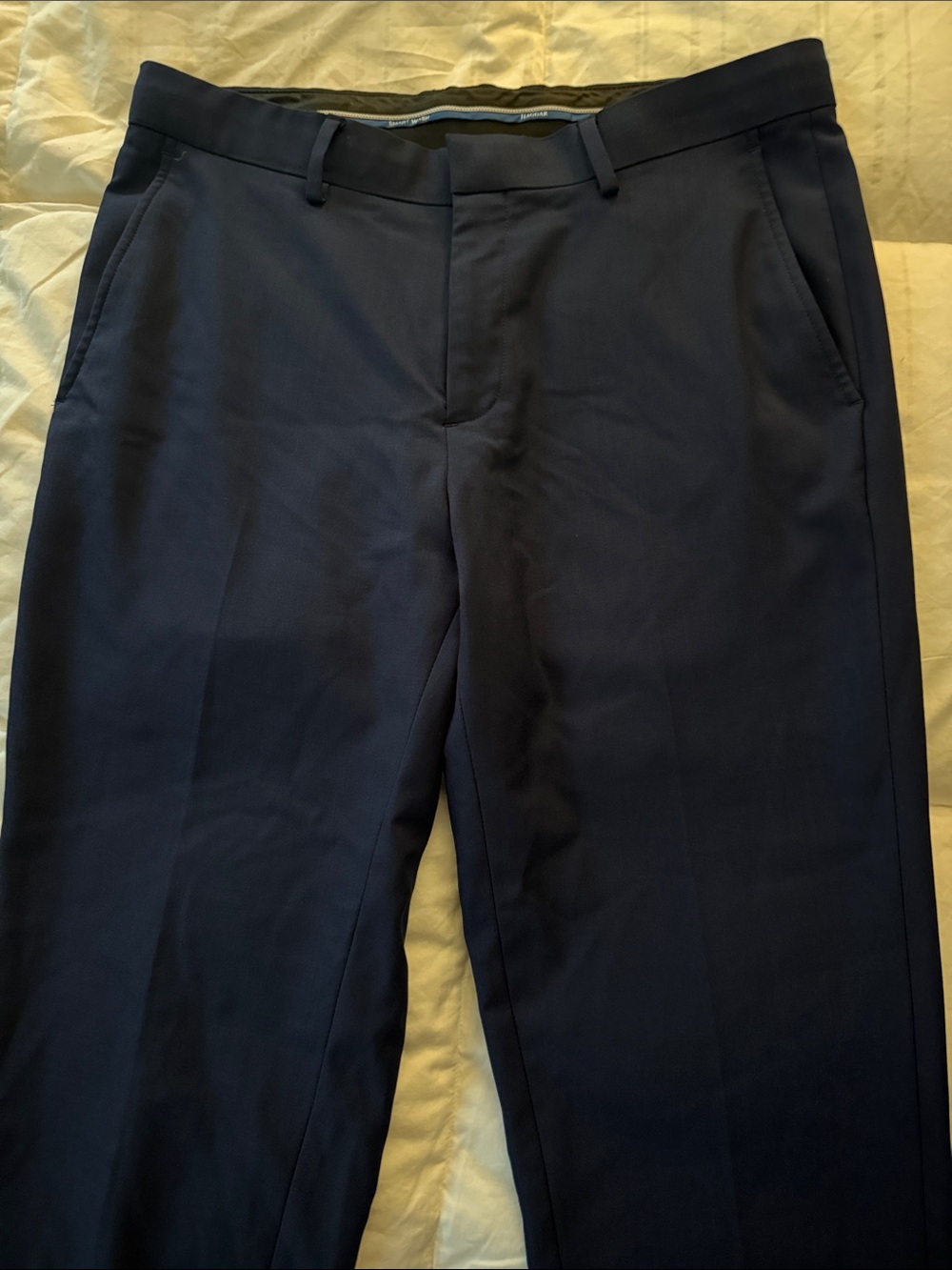 Navy Dress Pants Haggar worn once 32x 30
